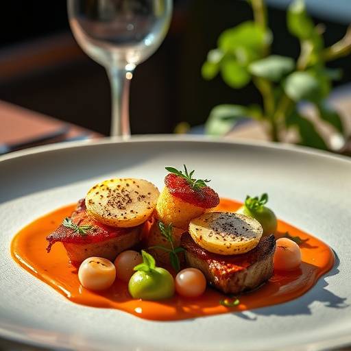 Photographie culinaire pour le nouveau menu du chef étoilé 'Antoine Lambert'.