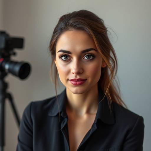 Portrait de Camille Moreau, photographe professionnelle chez StudioMédias.